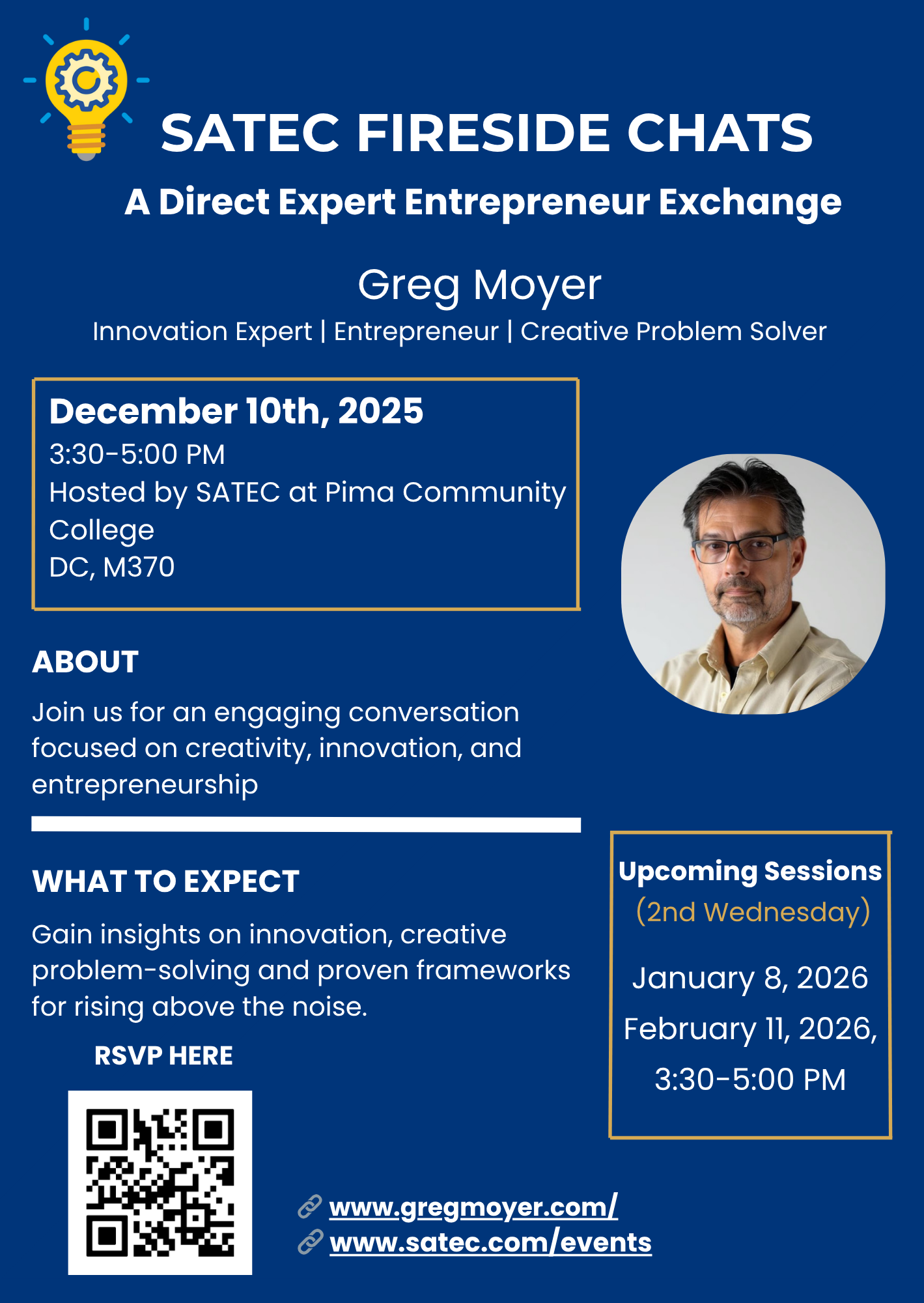 SATEC FIRESIDE CHATS - Greg Moyer